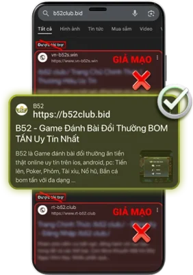 Banner phân biệt thật giả B52.you