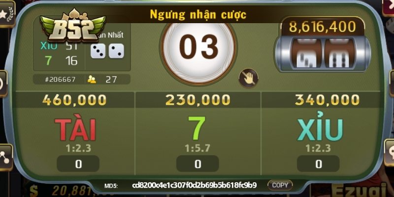 Khái quát game Tài Xỉu Siêu Tốc B52