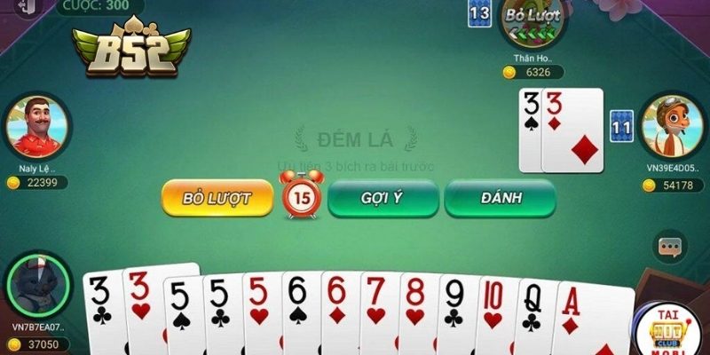 Cách vận hành và điểm khác biệt của tiến lên đếm lá B52